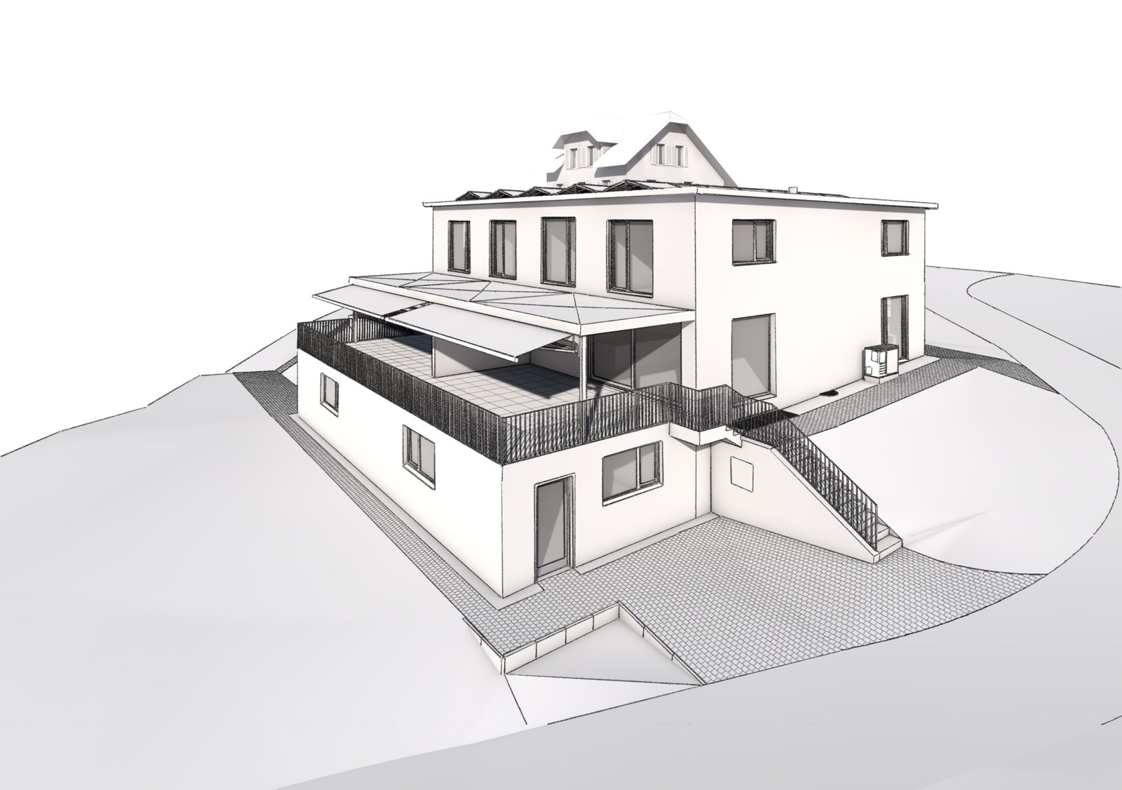 Ersatzneubau Doppeleinfamilienhaus