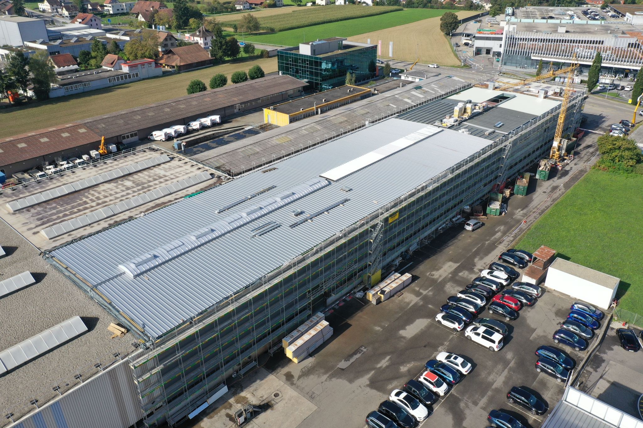 Sanierung Gebäudehülle an Stahlbauhalle