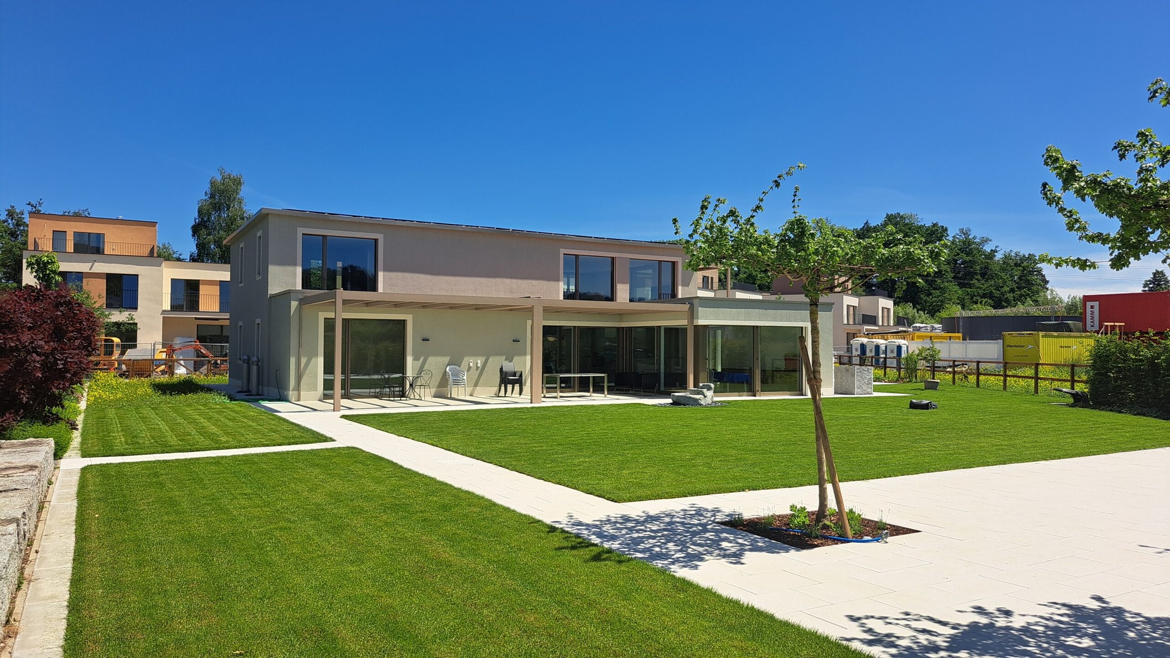 Zweifamilienhaus Neubau in Minergie Standard